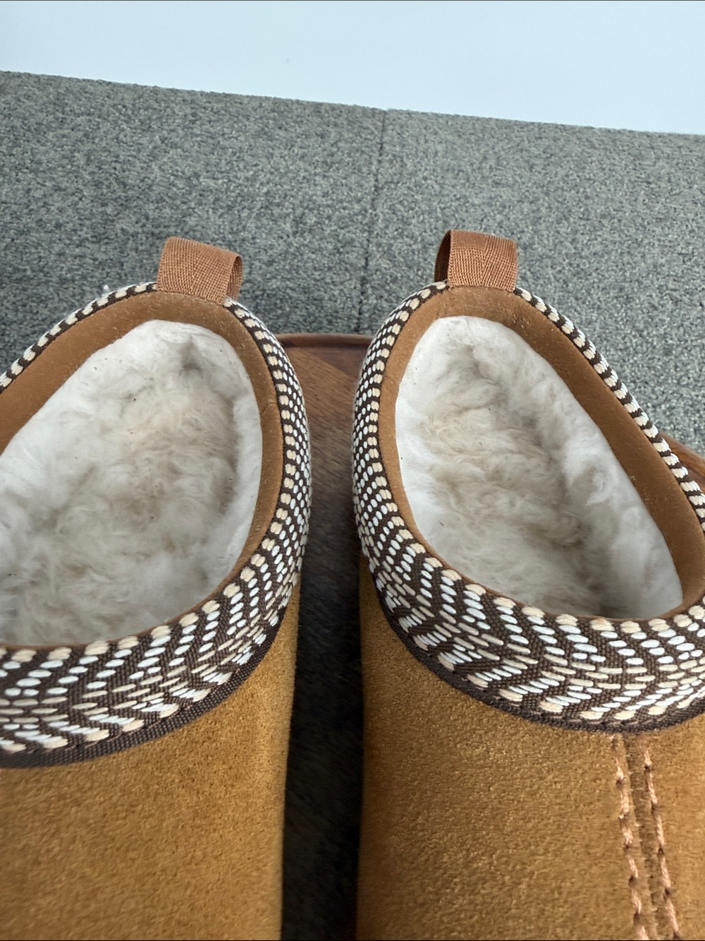 Koolaburra Ugg Slippers Wm 11 Burree Chestnut/Tan Suede Slip-On Clog Shoe - Picture 4 of 13